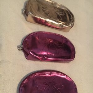 Resell bundle of 3 Feel young cosmetic bags